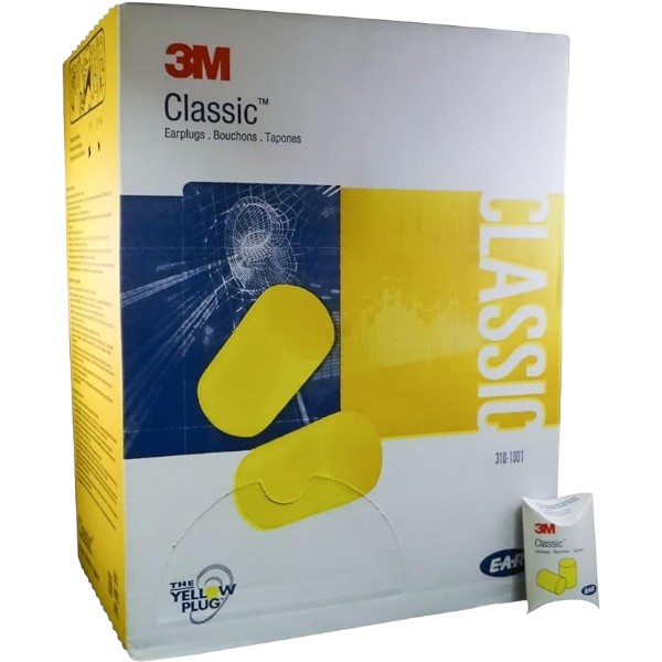 BOUCHON D OREILLE CLASSIC 3M JAUNE