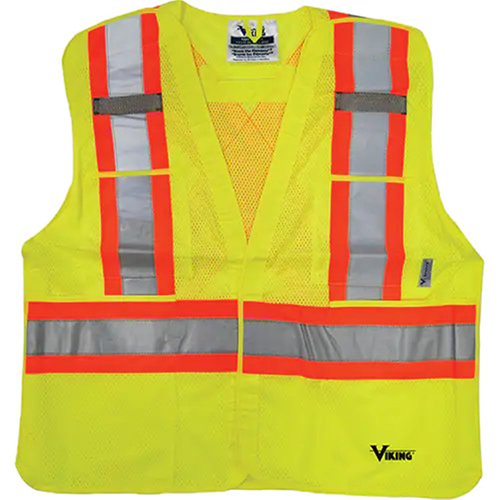 DOSSARD JAUNE/VERT SIGNALEUR ALLI6125G-S/M