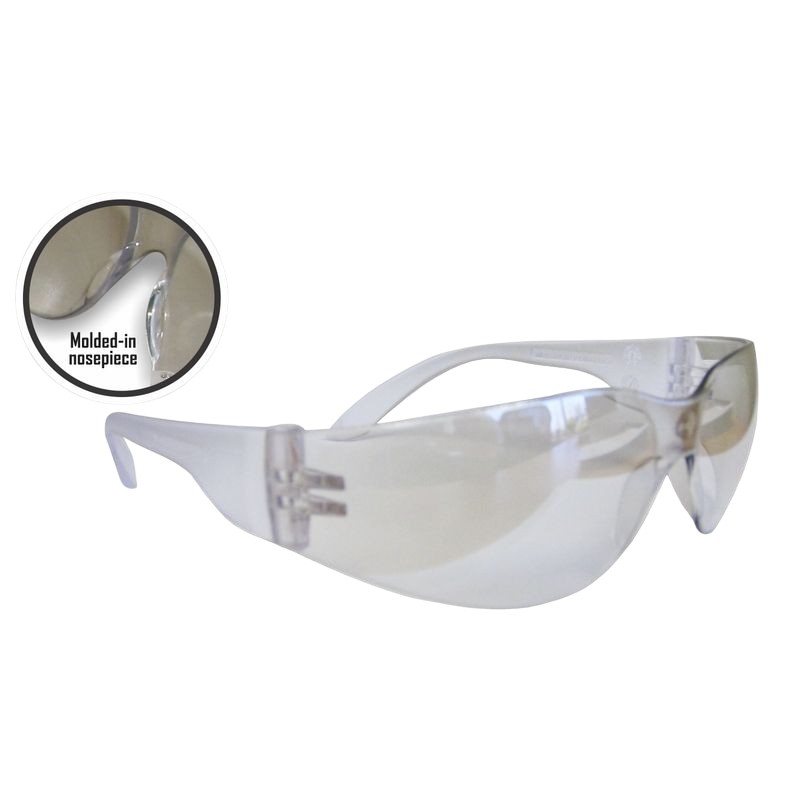 LUNETTE DE SÉCURITÉ AVEC BRAS ASSORTI TRANSPARENT