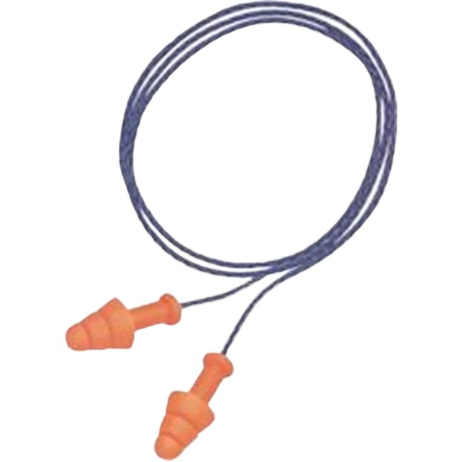 BOUCHON D OREILLE RÉUTILISABLE, 25 DB, BRIDE, ORANGE