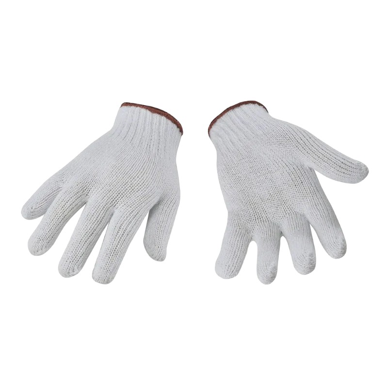 GANT DE PECHEUR TRICOT BLANC