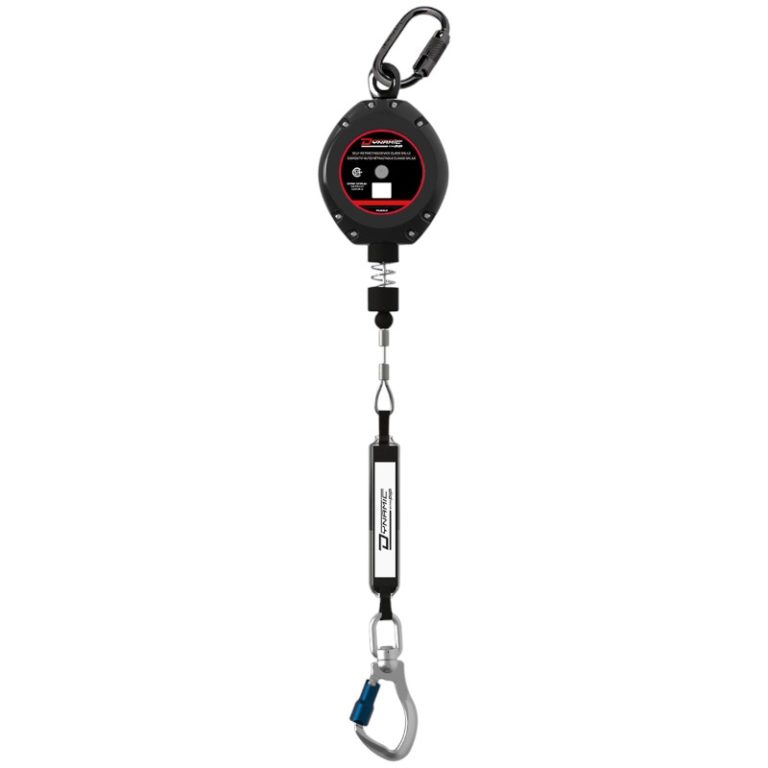 Lanière De Sécurité Rétractable Anti-chute - Double Verrouillage - Capacité 150 Kg - Pour Travaux En Hauteur - Longueur Variable, Portable