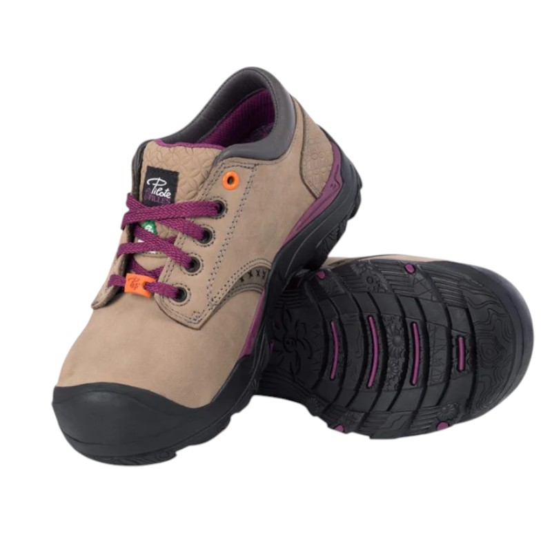 SOULIER PILOTE ET FILLE DE TRAVAIL AVEC CAP D’ACIER