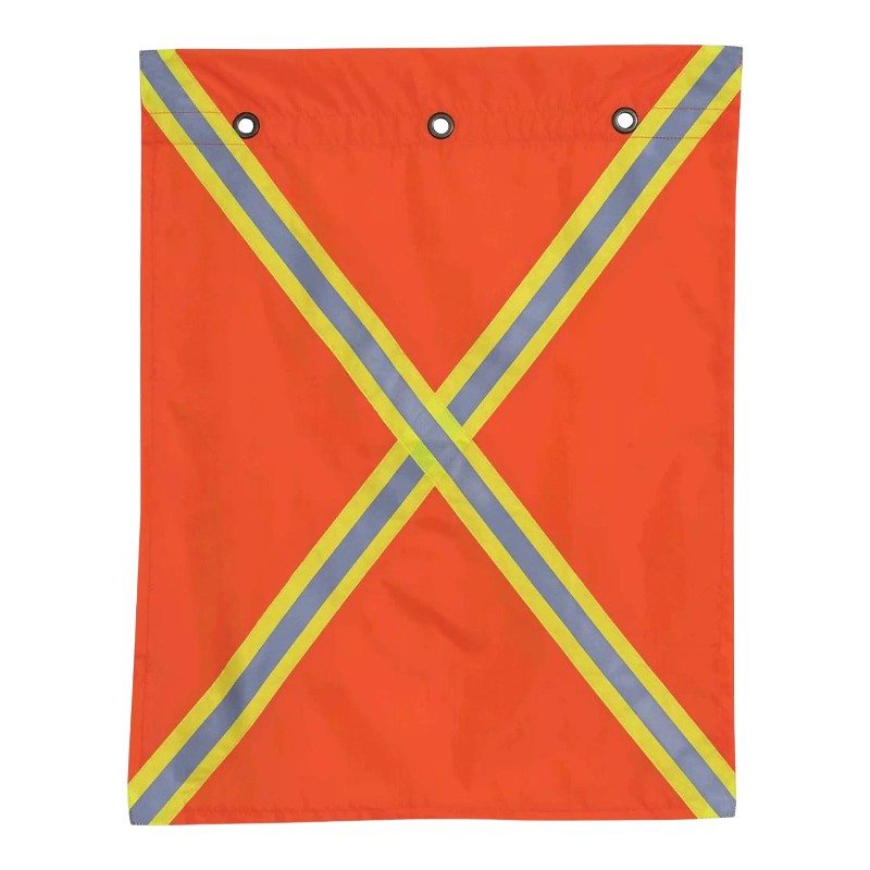 DRAPEAU 353 AVEC BANDE RÉFLÉCHISSANTE, POLYESTER