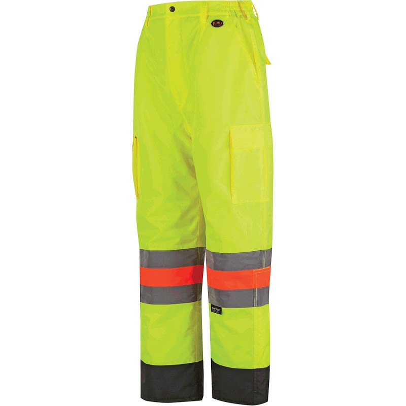 Pantalon HV Pioneer 6041 : visibilité accrue, coupe ergonomique et matériaux robustes pour les environnements de travail exigeants.