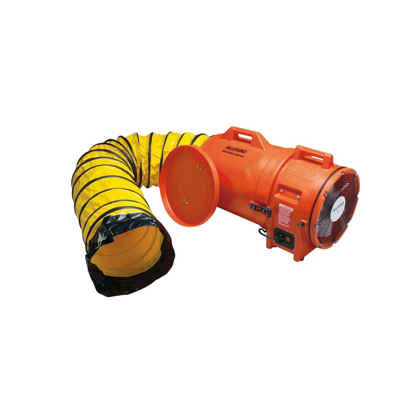 Ventilateur axial 6 pales en polypropylène performant et résistant. Distribuer par Services Sécur Plus.