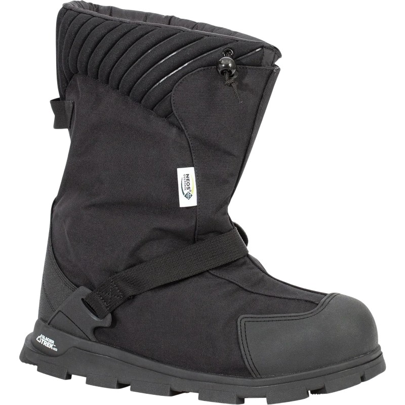Les couvre-chaussures NÉOS Explorer isolés avec crampons assurent sécurité antidérapante et confort thermique en milieu enneigé.
