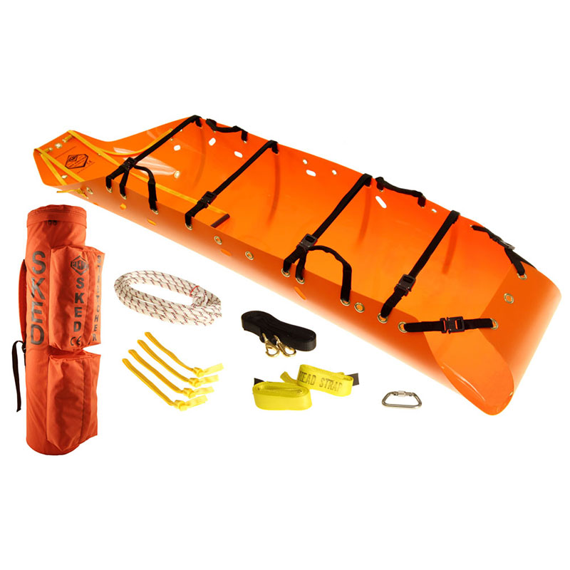Système de sauvetage SKED avec boucles Cobra fiable et sécuritaire. Distribuer par Services Sécur Plus.