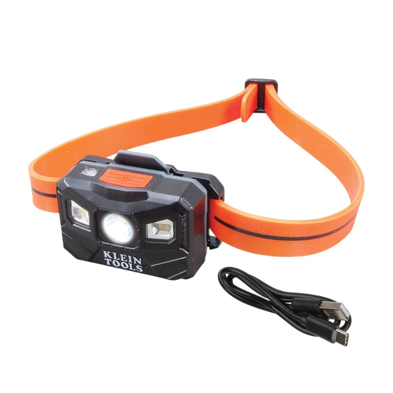 Découvrez la lampe frontale Klein Tools rechargeable KLEI56064, conçue pour assurer visibilité, confort et autonomie prolongée.