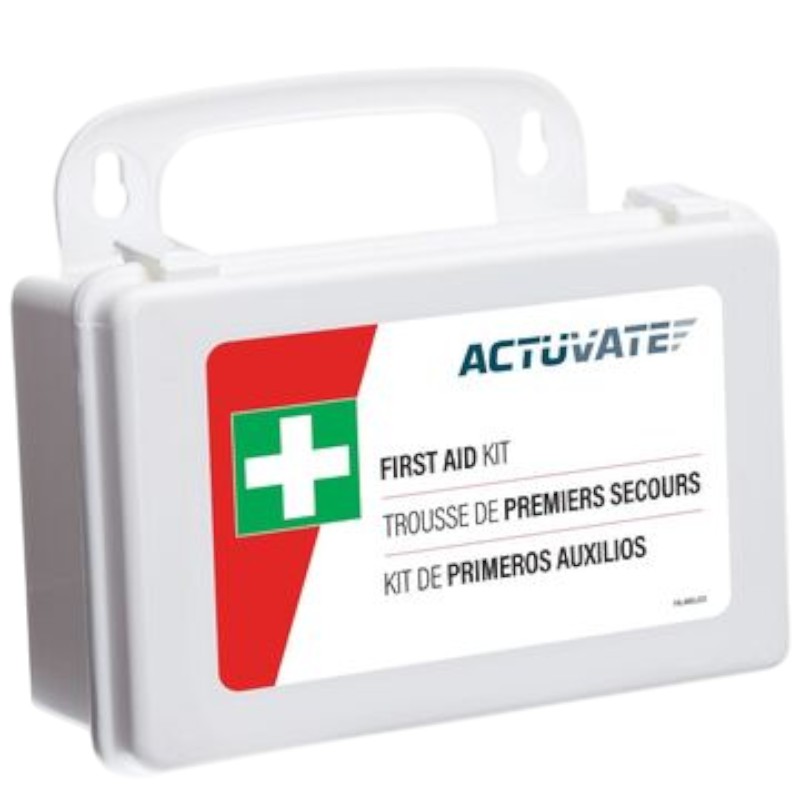 Trousse de premier soins Type 1 Actuvate conçue pour fournir les articles essentiels afin de traiter rapidement les blessures mineures.