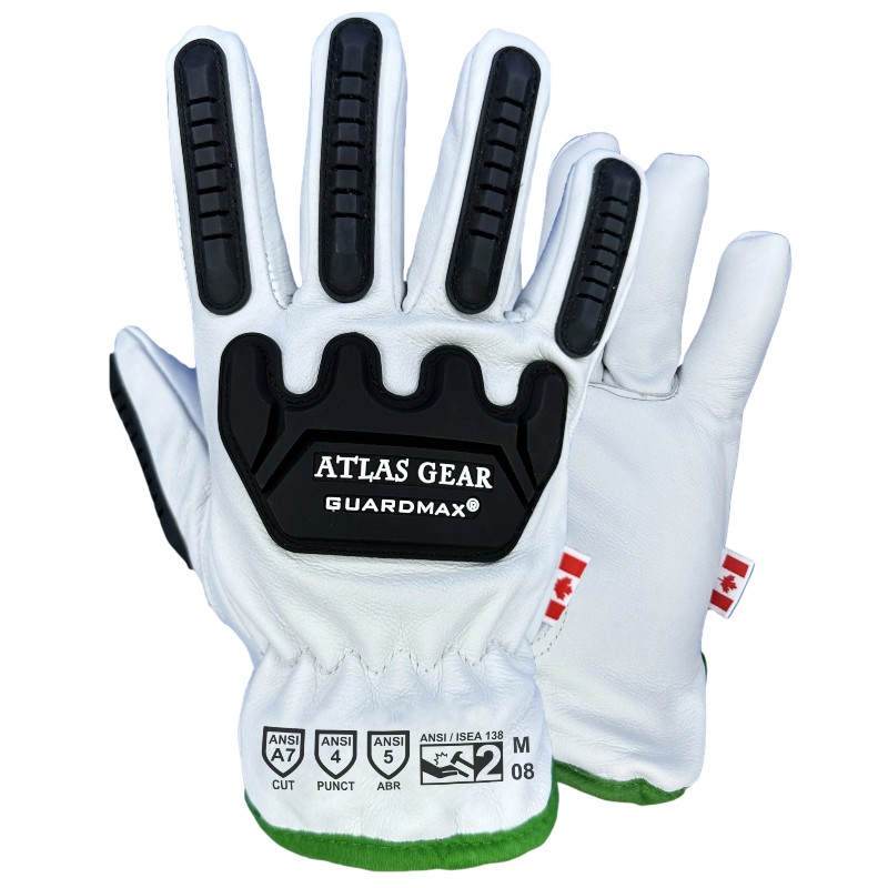 Gants Atlas Gear GuardMax fibre haute performance été S801 offrant une excellente protection, une grande dextérité et un confort supérieur pour les travaux estivaux.