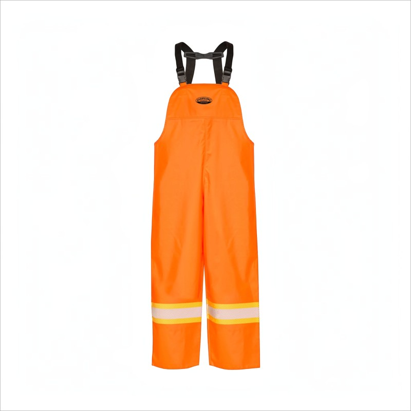 Salopette Wasip classe 3 niveau 2 orange HV haute visibilité. Distribuer par Services Sécur Plus.