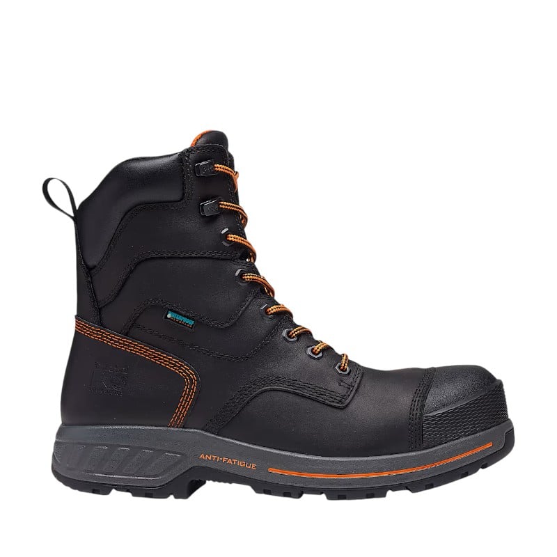 Bottes de travail Timberland Endurance A1WUT imperméables avec métatarse interne, idéales pour une protection accrue dans les milieux industriels exigeants.