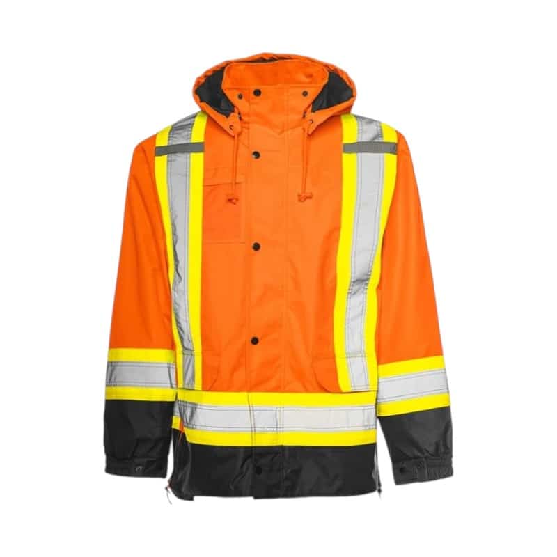 Le parka HV WASIP TP6 7-en-1 s’adapte aux changements de température et aux besoins des travailleurs grâce à sa conception polyvalente.